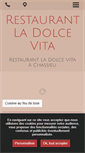 Mobile Screenshot of ladolcevita-pizzeria-chassieu.fr